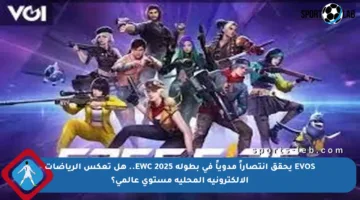EVOS يحقق انتصاراً مدوياً في بطولة EWC 2025.. هل تعكس الرياضات الإلكترونية المحلية مستوى عالمي؟